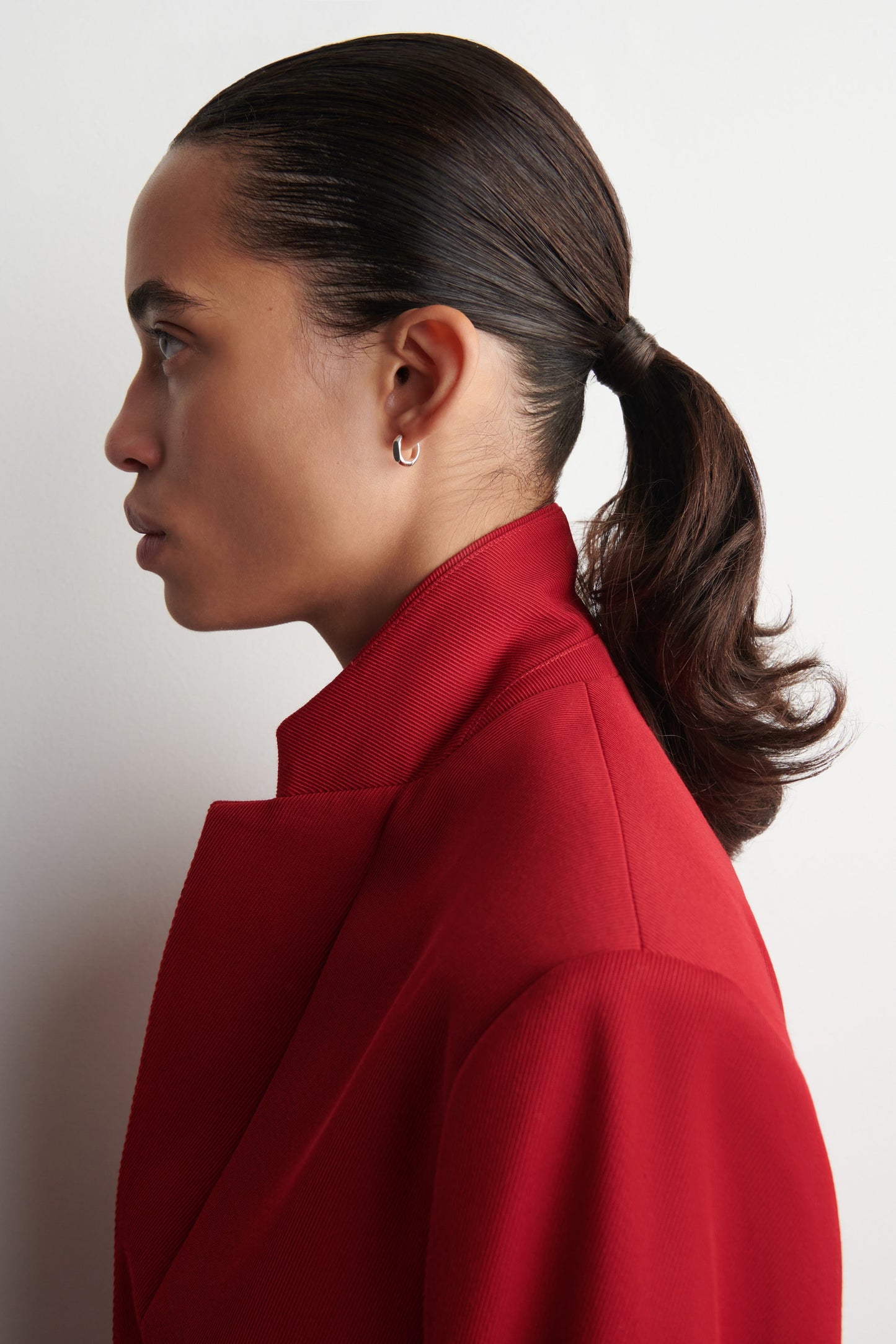 Single-Breasted Wool-Blend Blazer