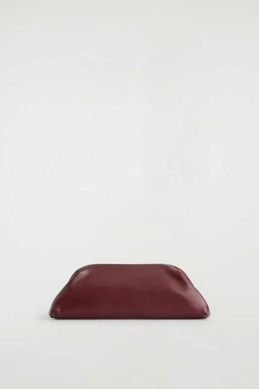 Ingot leather clutch bag