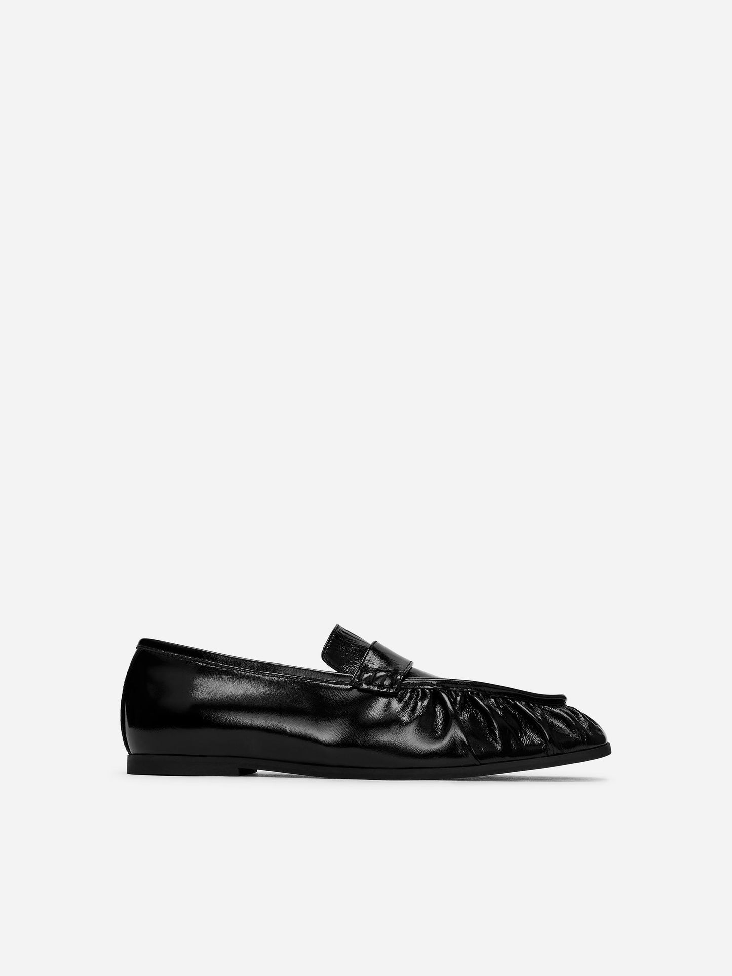 Lacquered Leather Loafers