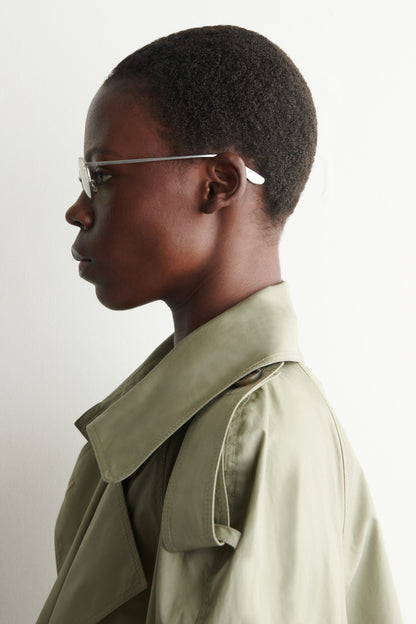 Round Wire-Frame Sunglasses