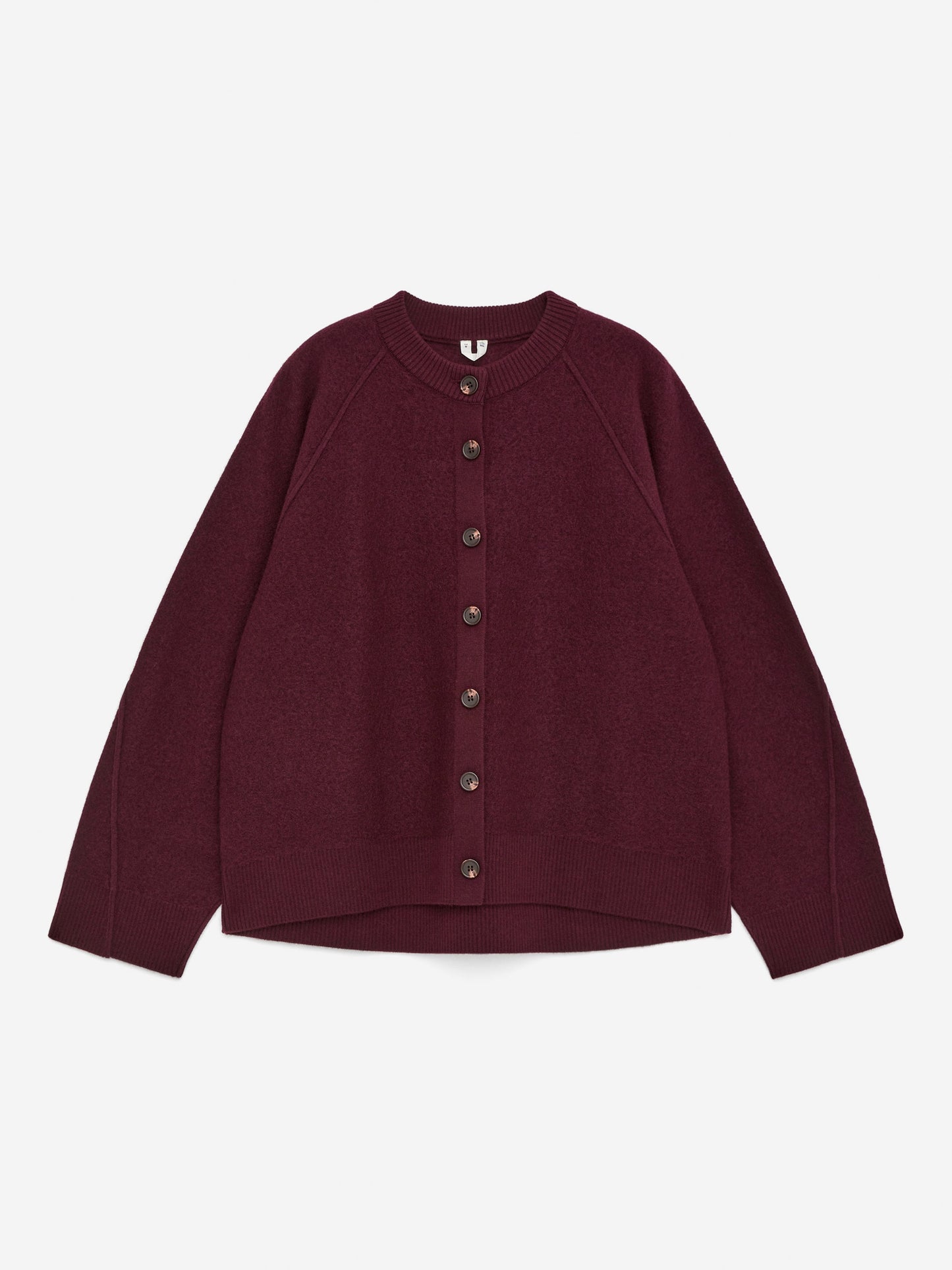 Boiled Wool Cardigan