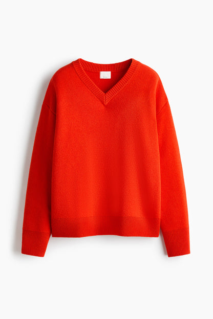 Wool-blend jumper
