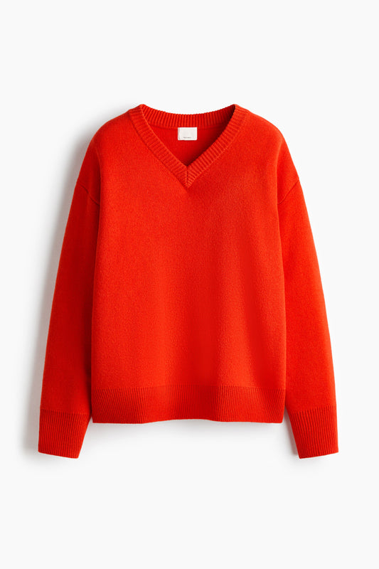 Wool-blend jumper