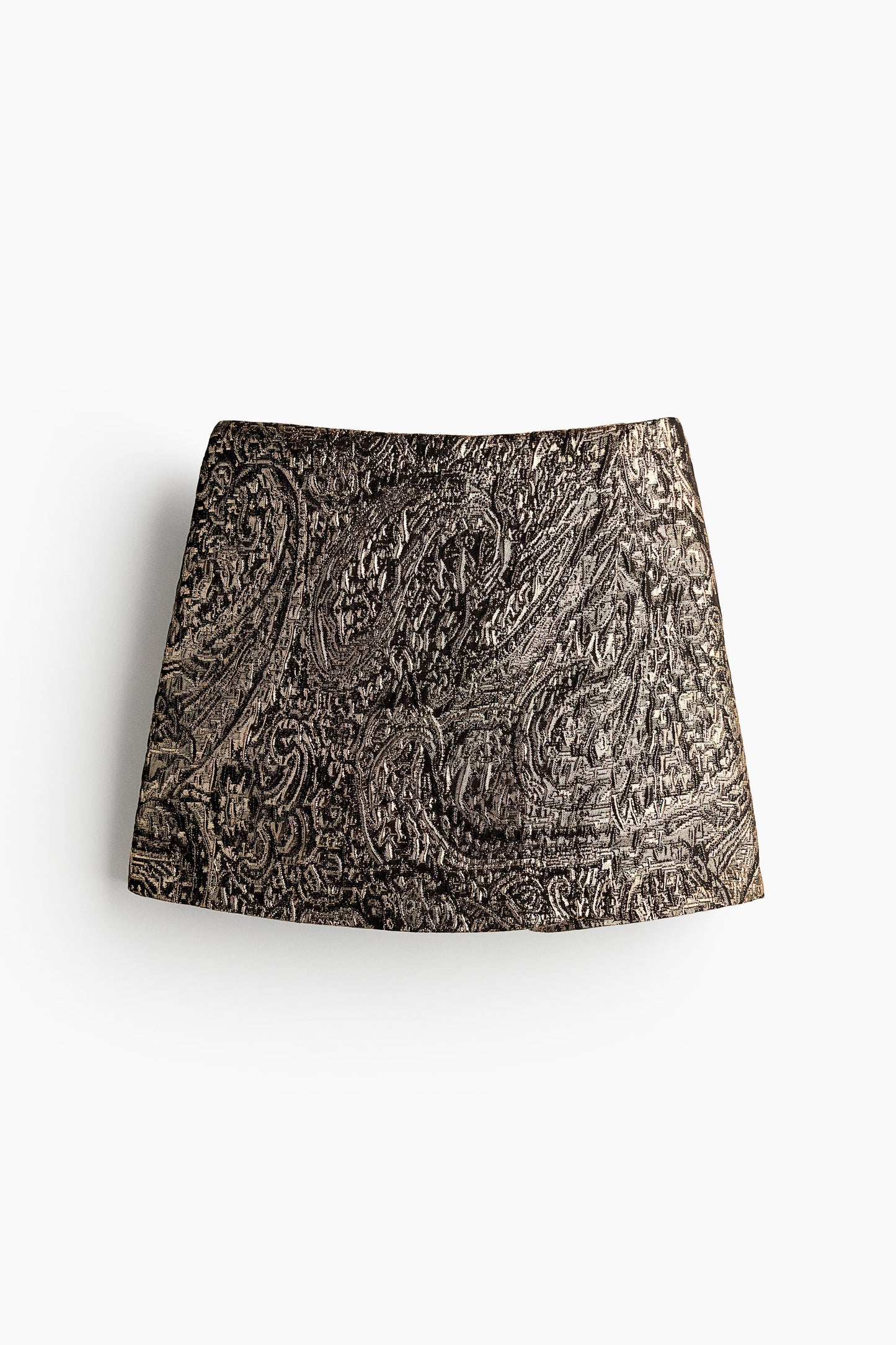 Jacquard-weave skort