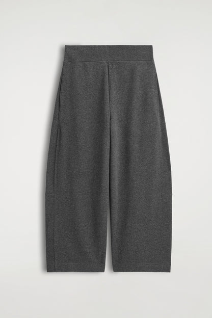 Cotton Wide-Leg Joggers