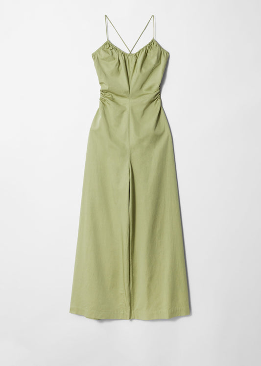 Open-Back Wide-Leg Jumpsuit