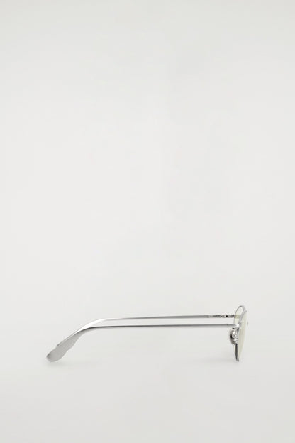 Round Wire-Frame Sunglasses