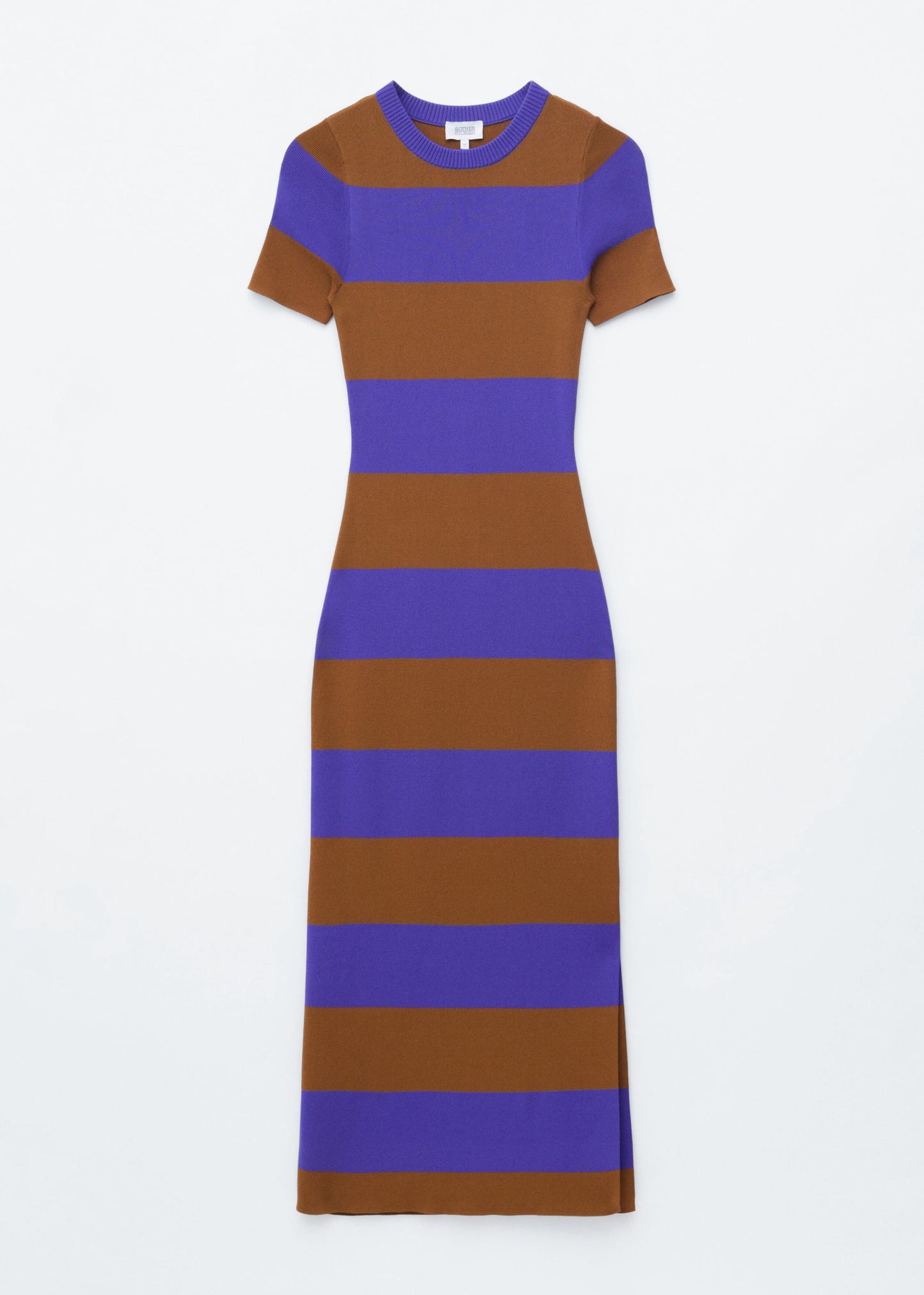 Rib-Knitted Maxi Dress - Purple/Brown - & Other Stories GB