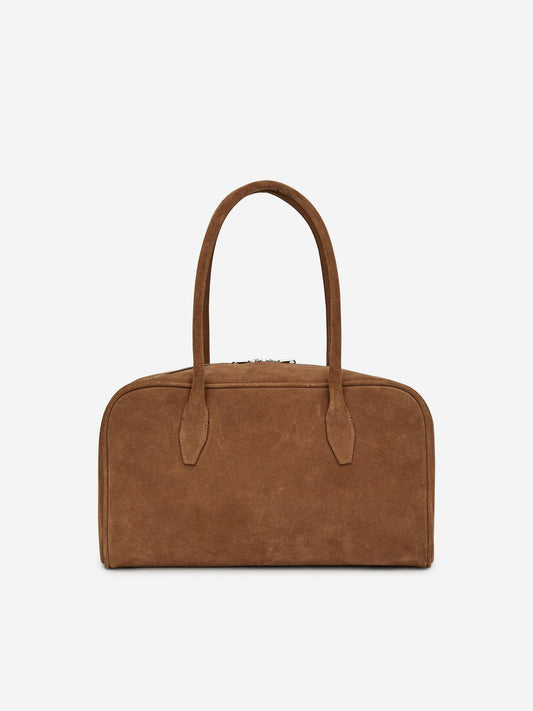 Suede Bowling Bag