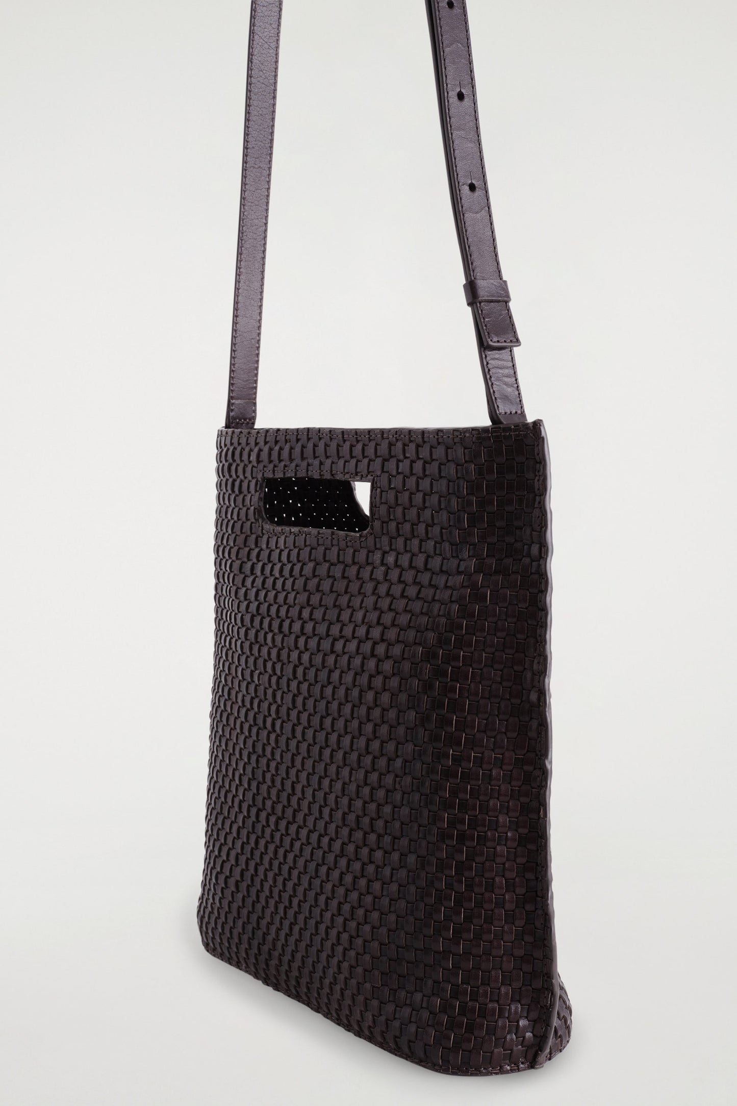 Folio Hand-Woven Leather Bag