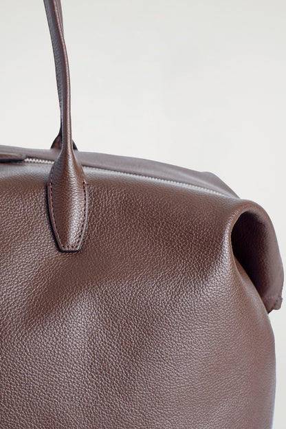 Frieze bowling bag in leather