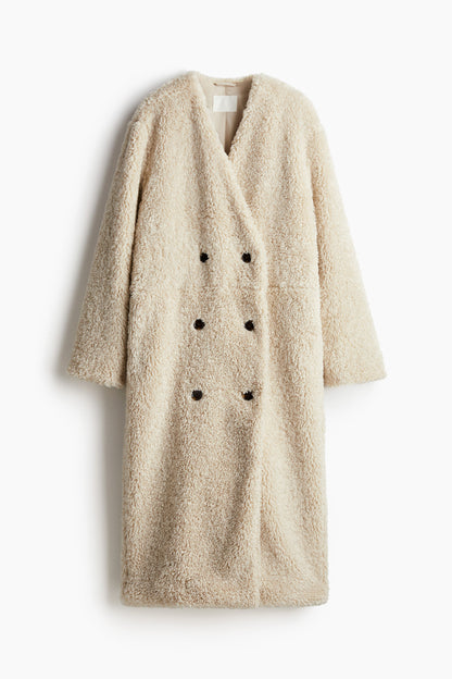 Teddy maxi coat