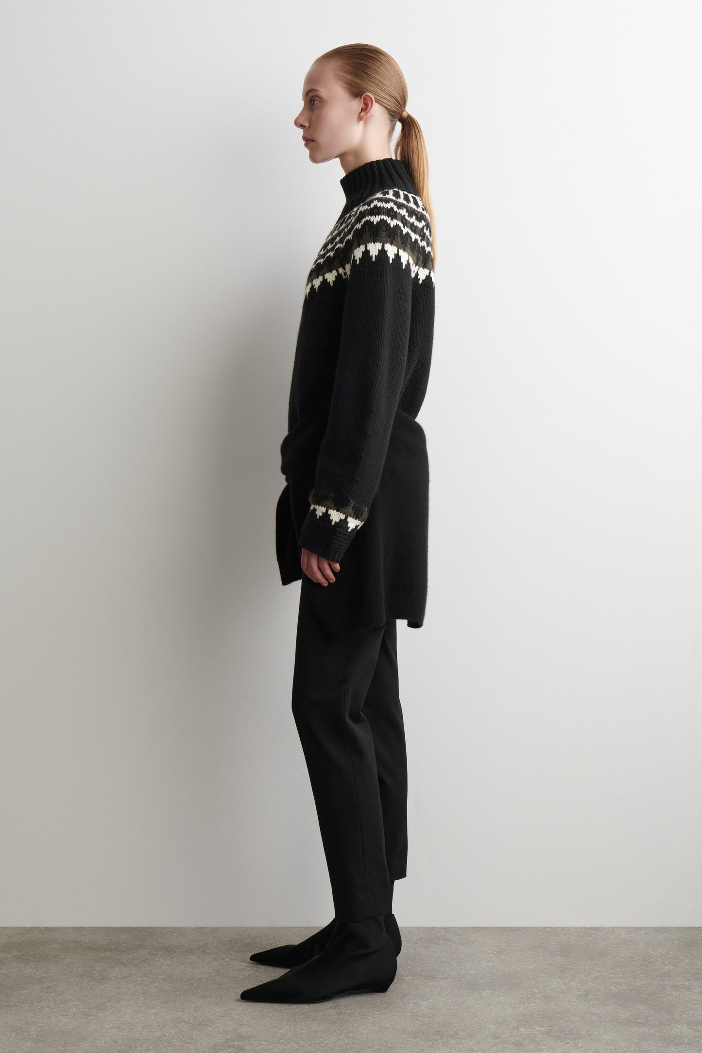 Fair Isle Wool-Cashmere Jumper
