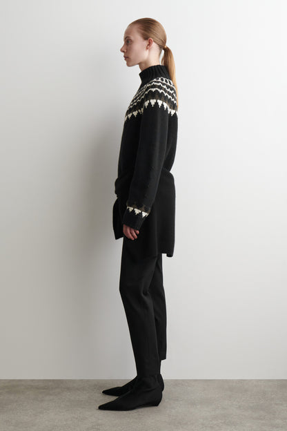 Fair Isle Wool-Cashmere Jumper