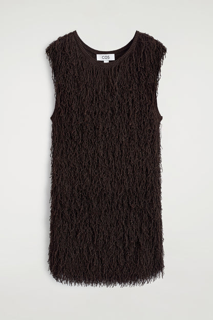 Fringed Knitted Top