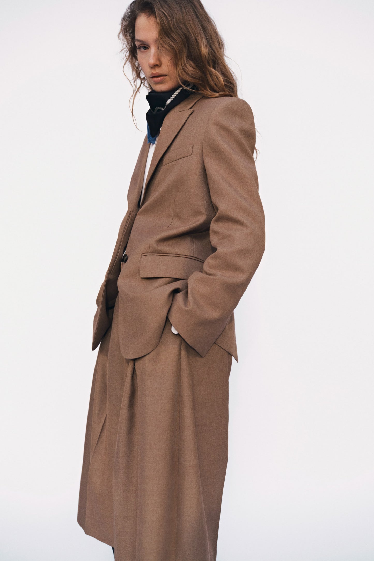 Pleated culottes