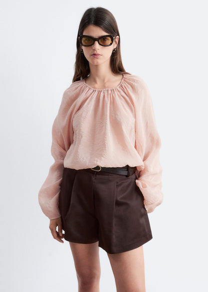 A-Line Satin Shorts