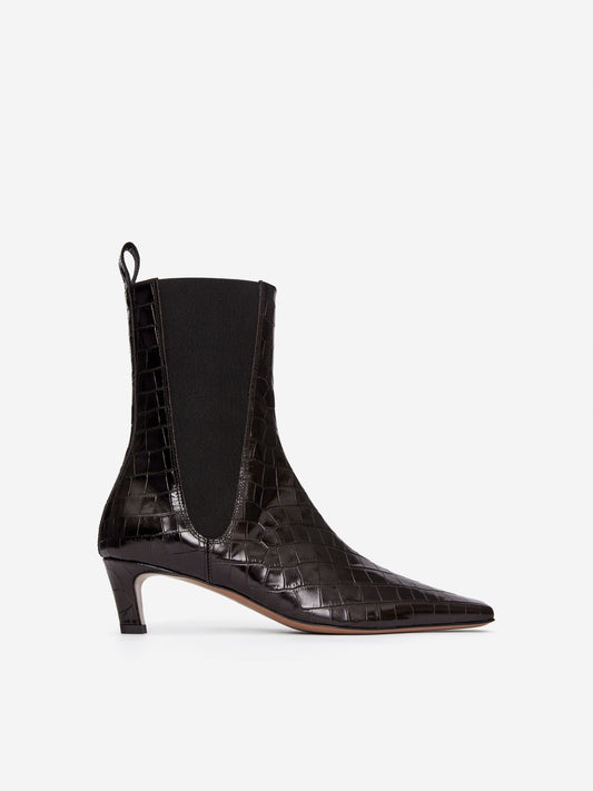 Square-Toe Ankle Boots