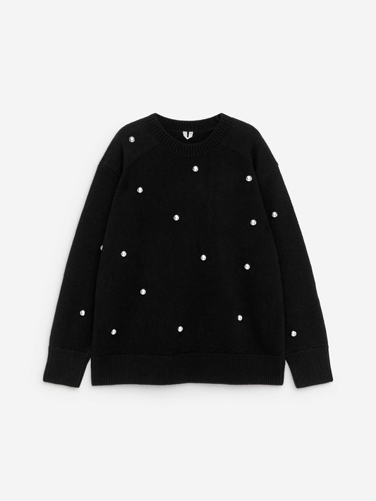Studded Wool Jumper