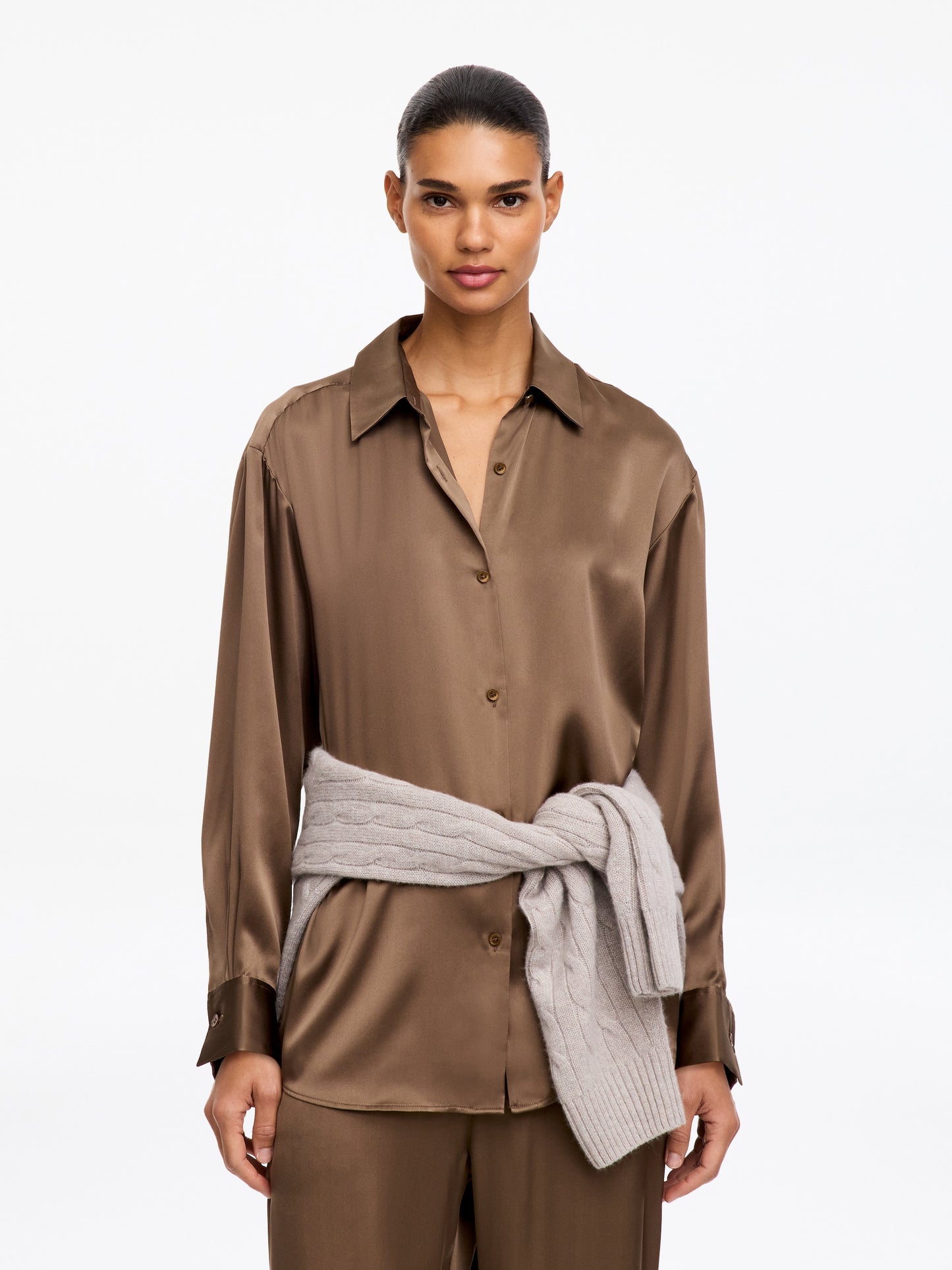 Silk Satin Shirt