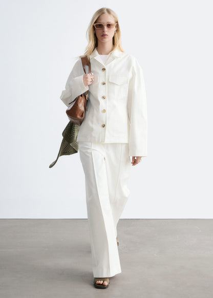 Cotton Twill Tailored Jacket