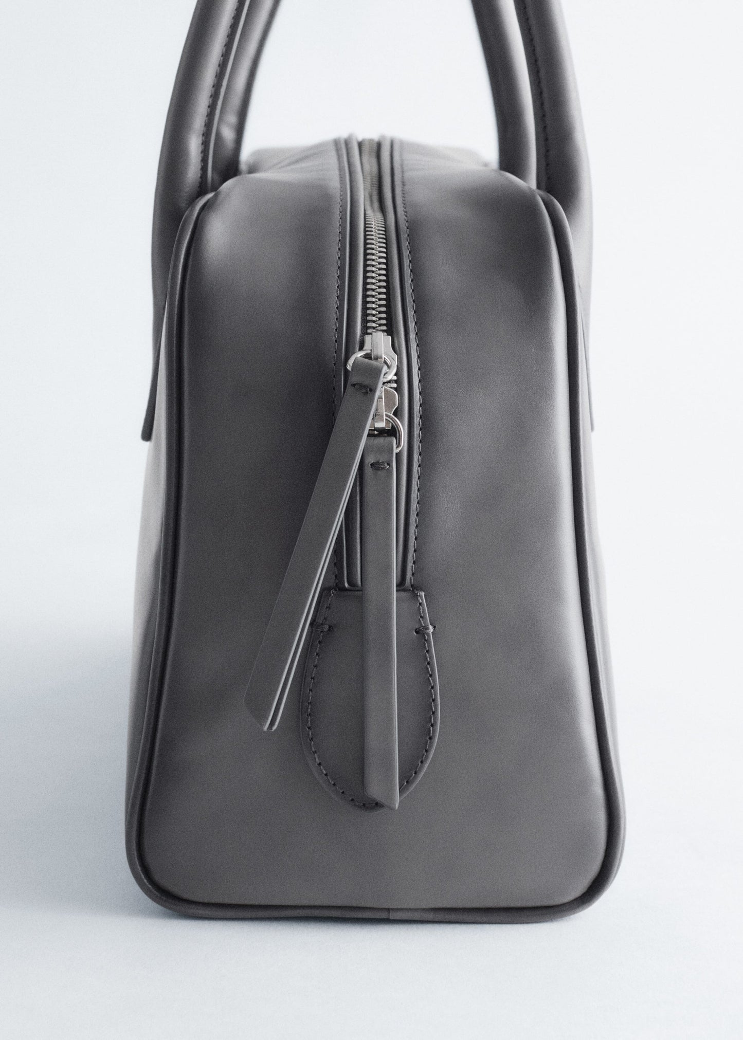 Leather Bowling Bag