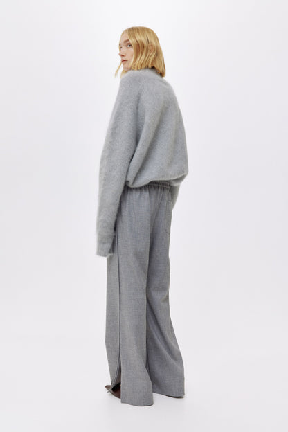 Mohair-blend turtleneck jumper