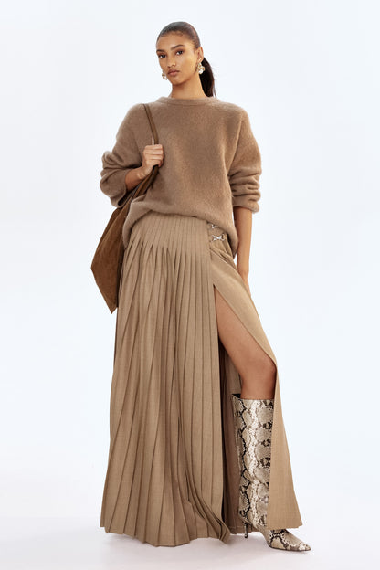 Oversized mohair-blend jumper
