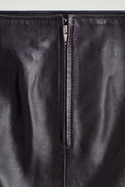 Leather Pencil Skirt