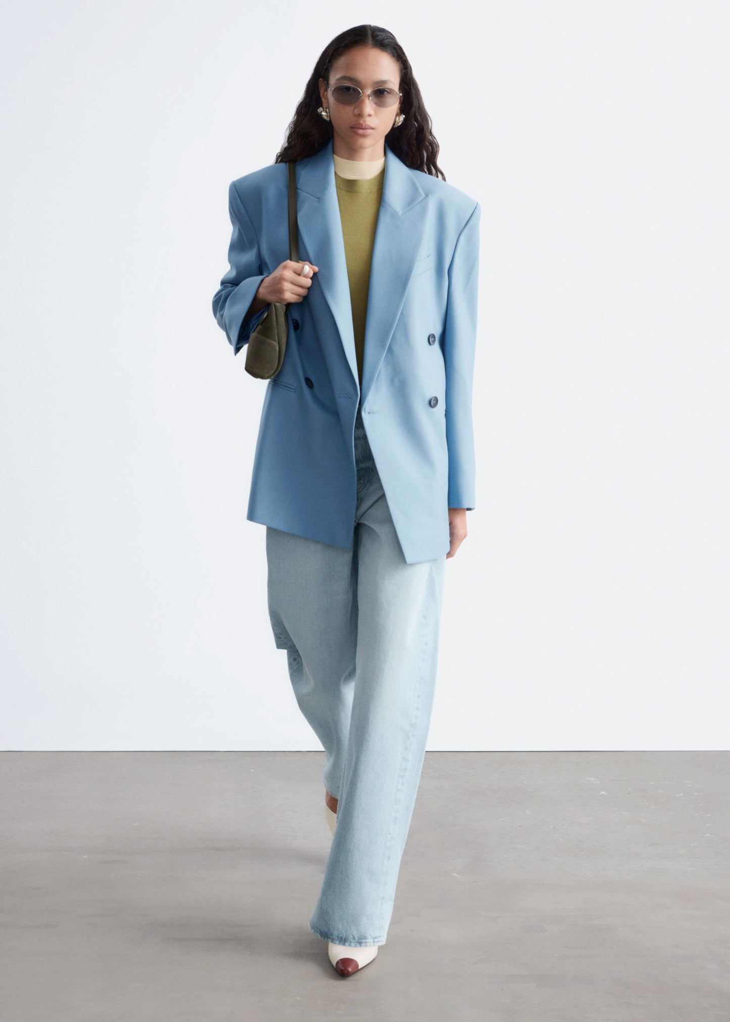 Double-Breasted Wool Blazer