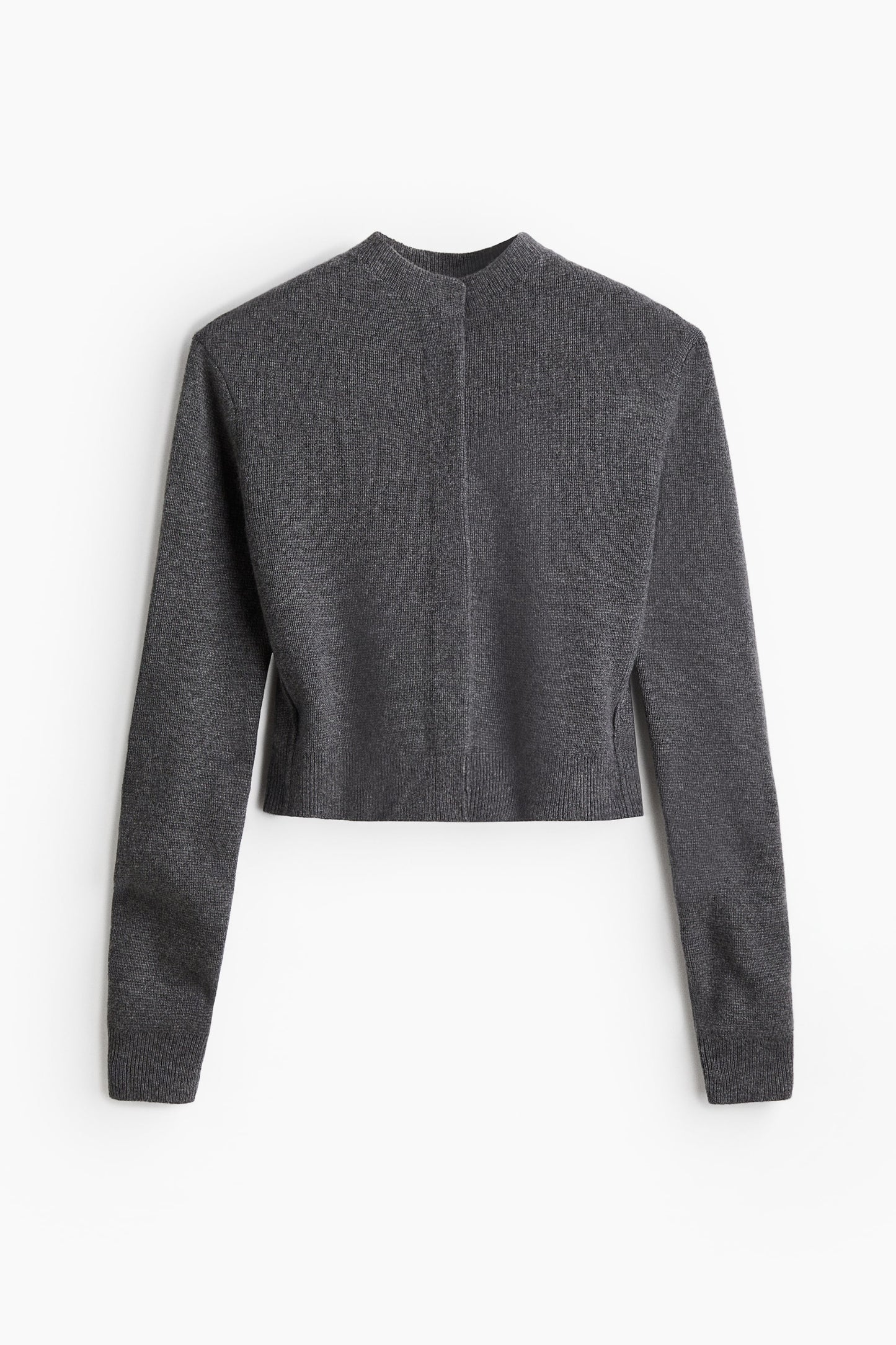 Structured cashmere cardigan