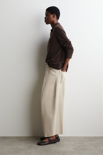 Twine Barrel-Leg Jeans