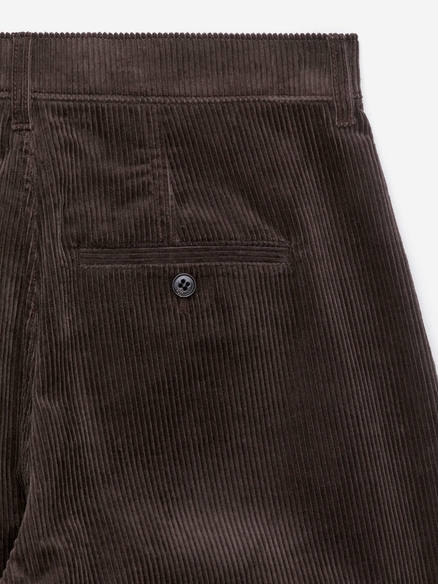 Barrel-Leg Corduroy Trousers