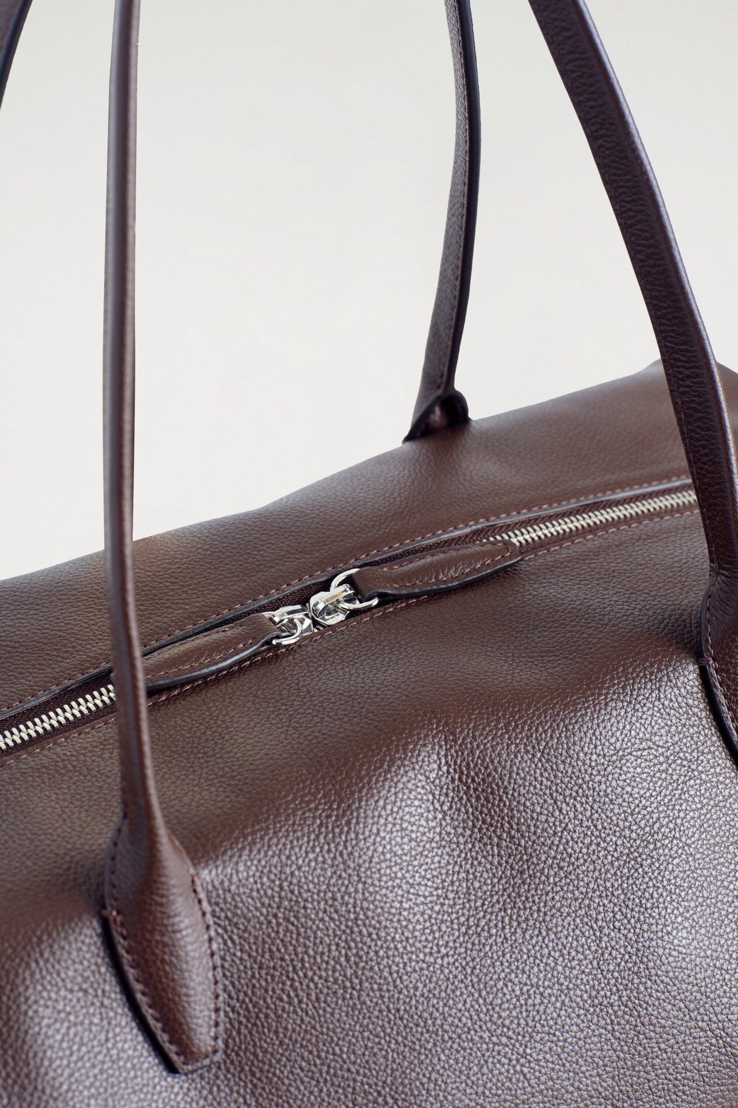 Frieze bowling bag in leather