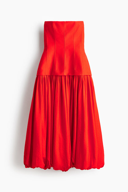 Hourglass bandeau dress