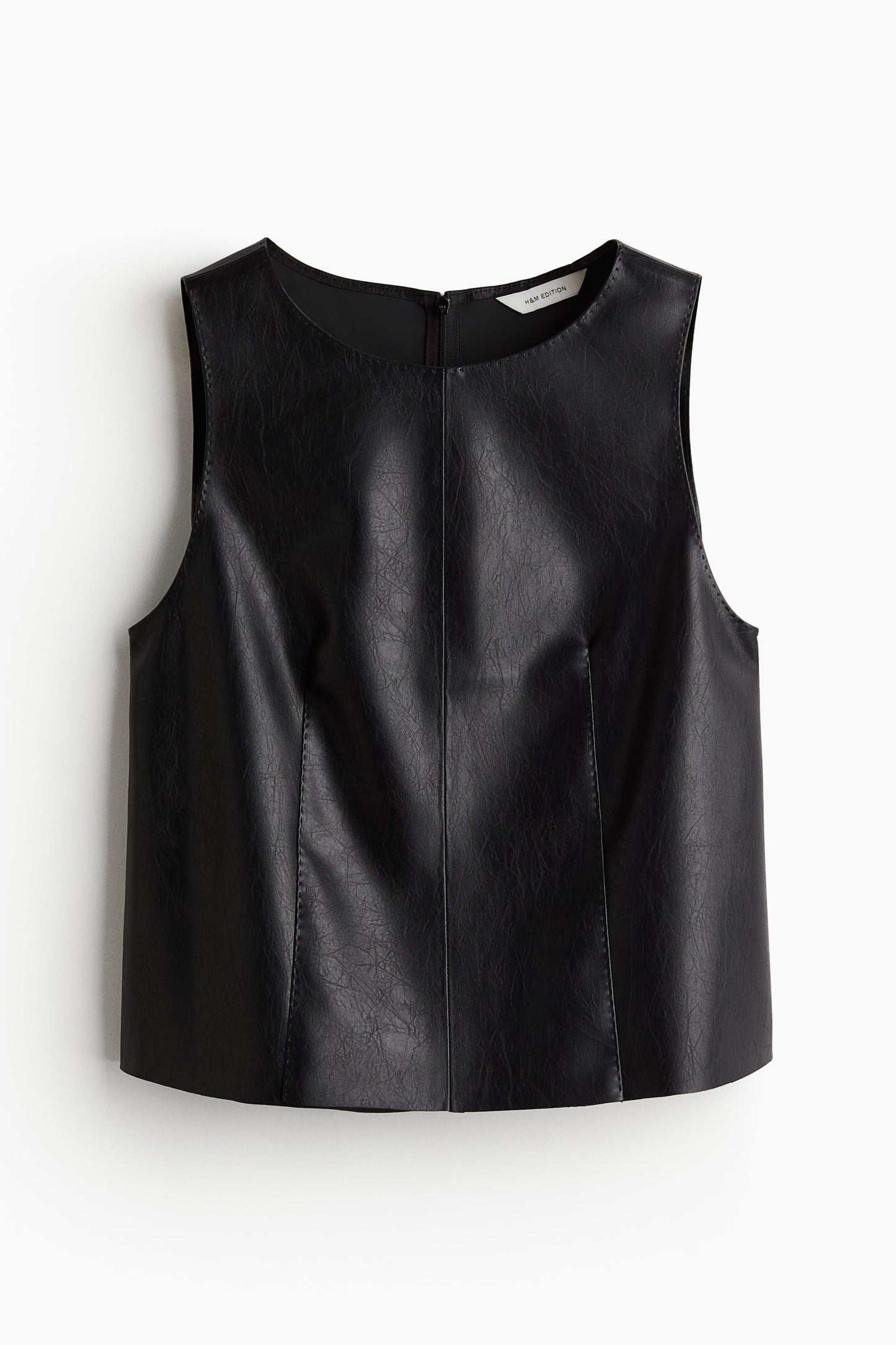 Coated vest top