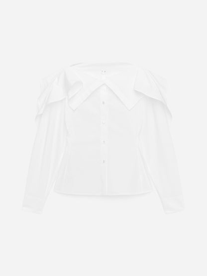 Volume Collar Blouse