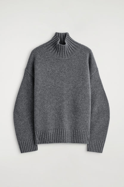Cashmere Funnel-Neck Jumper