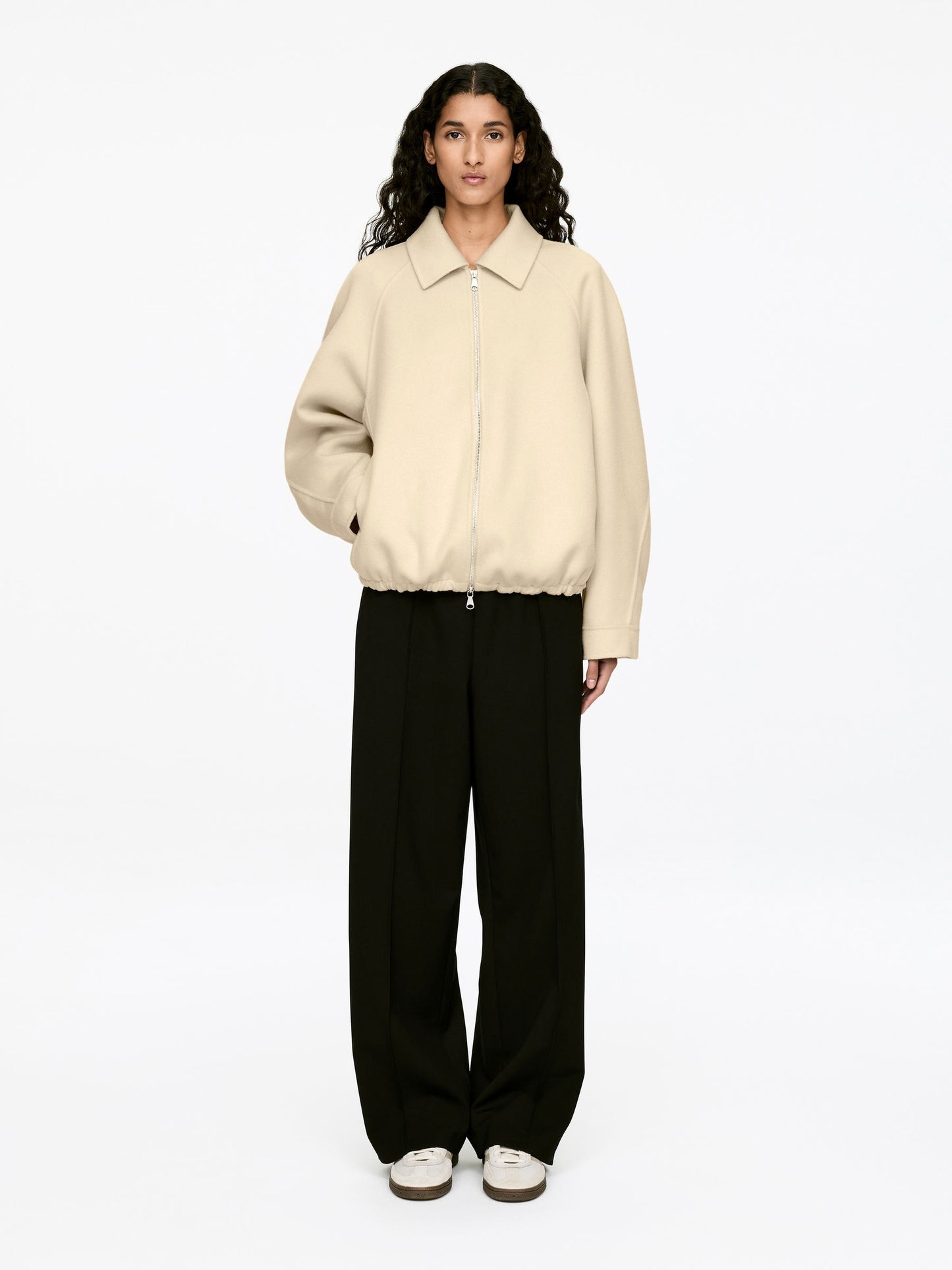 Wool-Blend Doublé Jacket