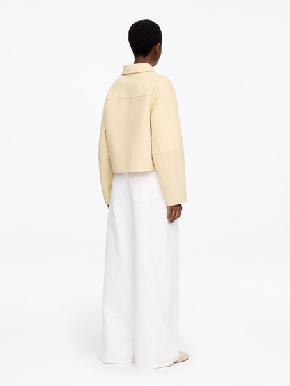 Doublé Wool-Blend Overshirt