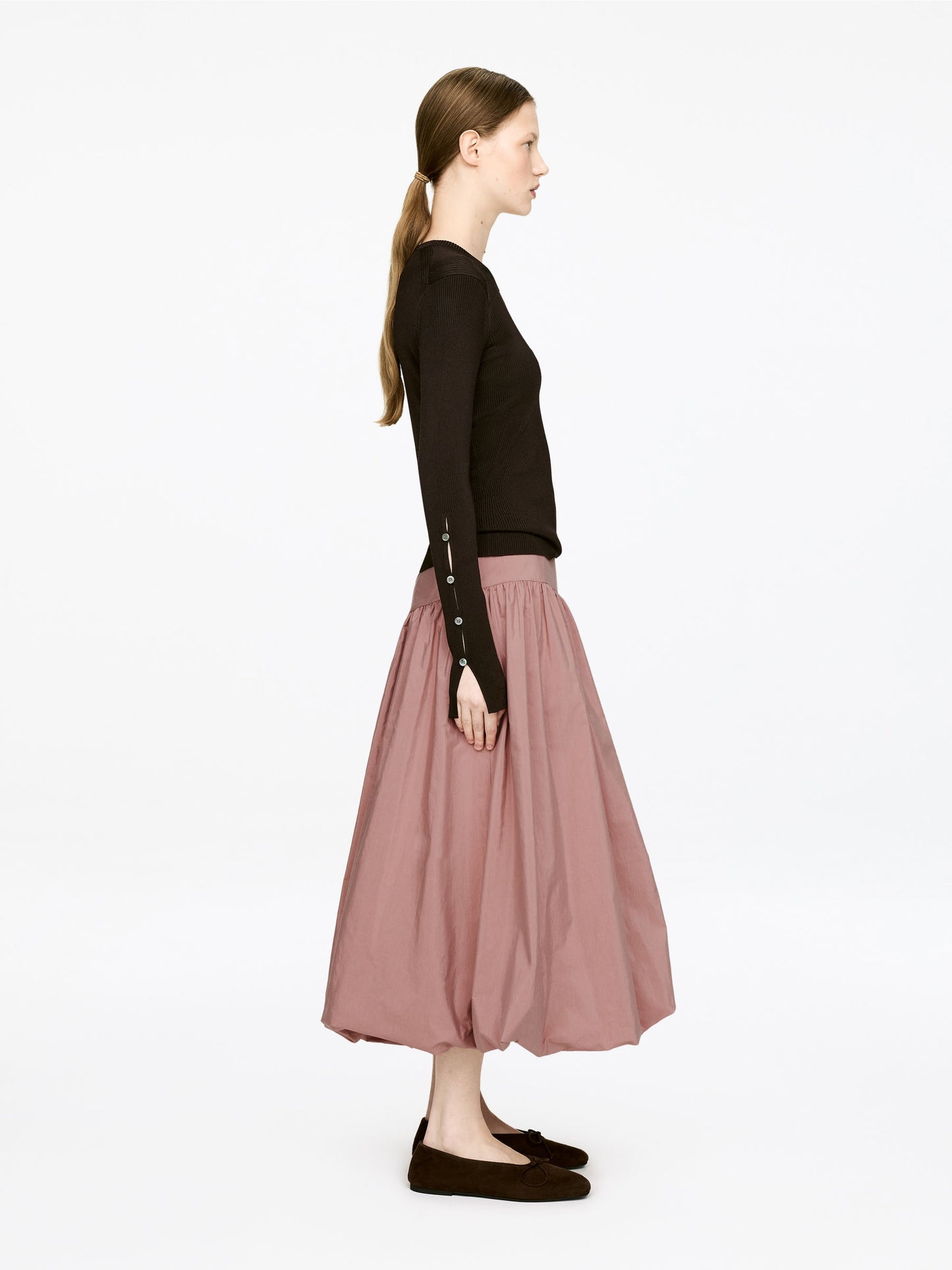Taffeta Bubble Skirt