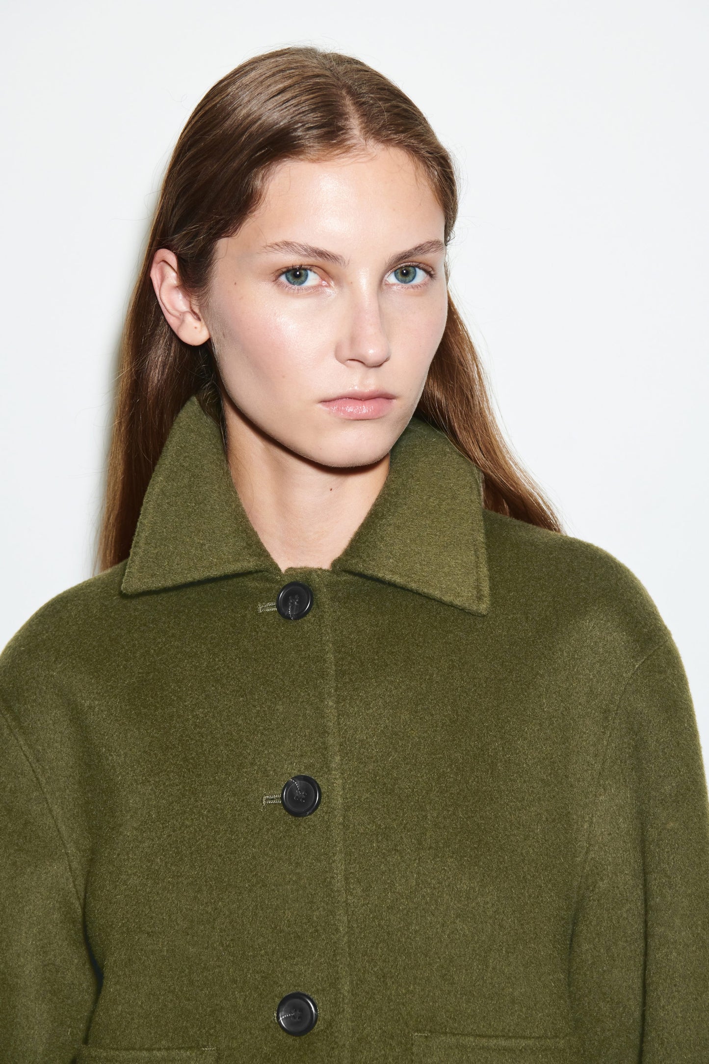 Boxy Double-Faced Wool Jacket