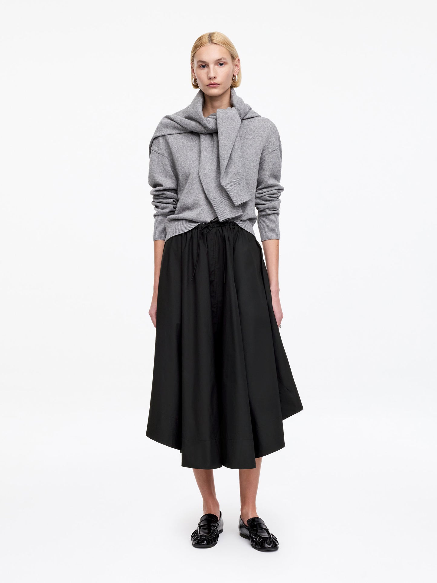 Wide Cotton Skirt