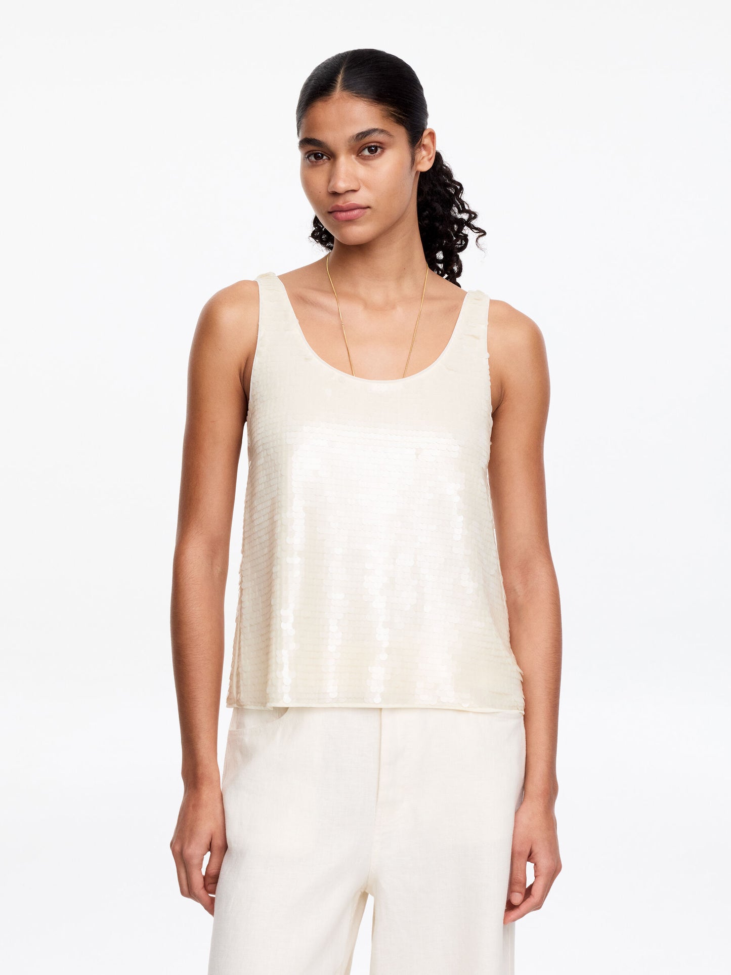 Sequin Tank Top