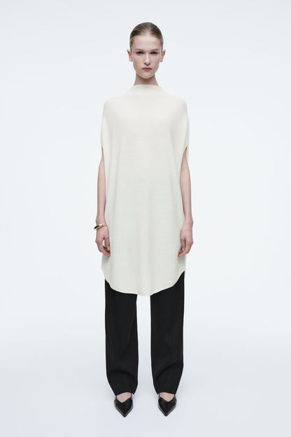 Cocooning wool dress