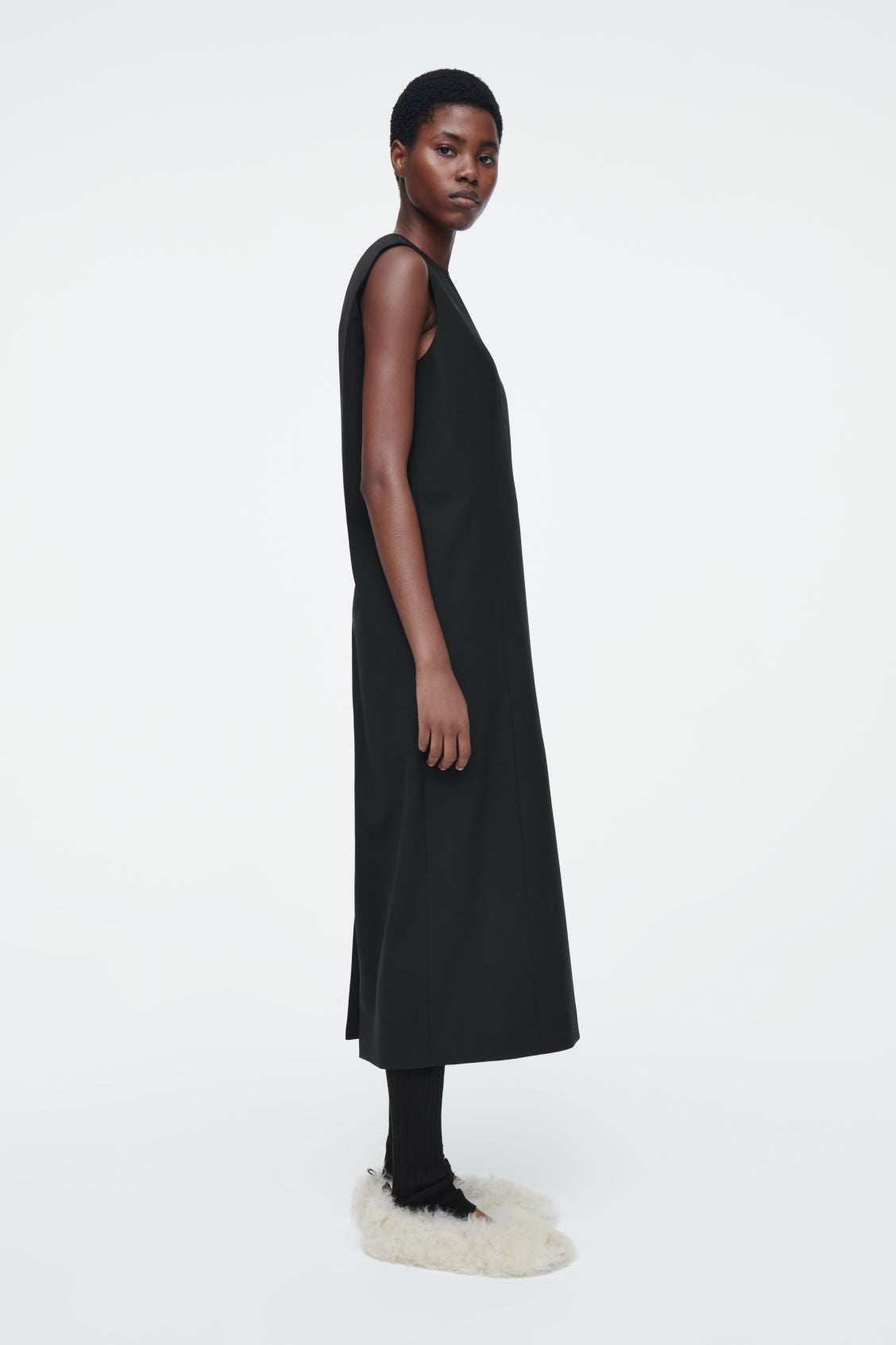 The shearling ballet flats