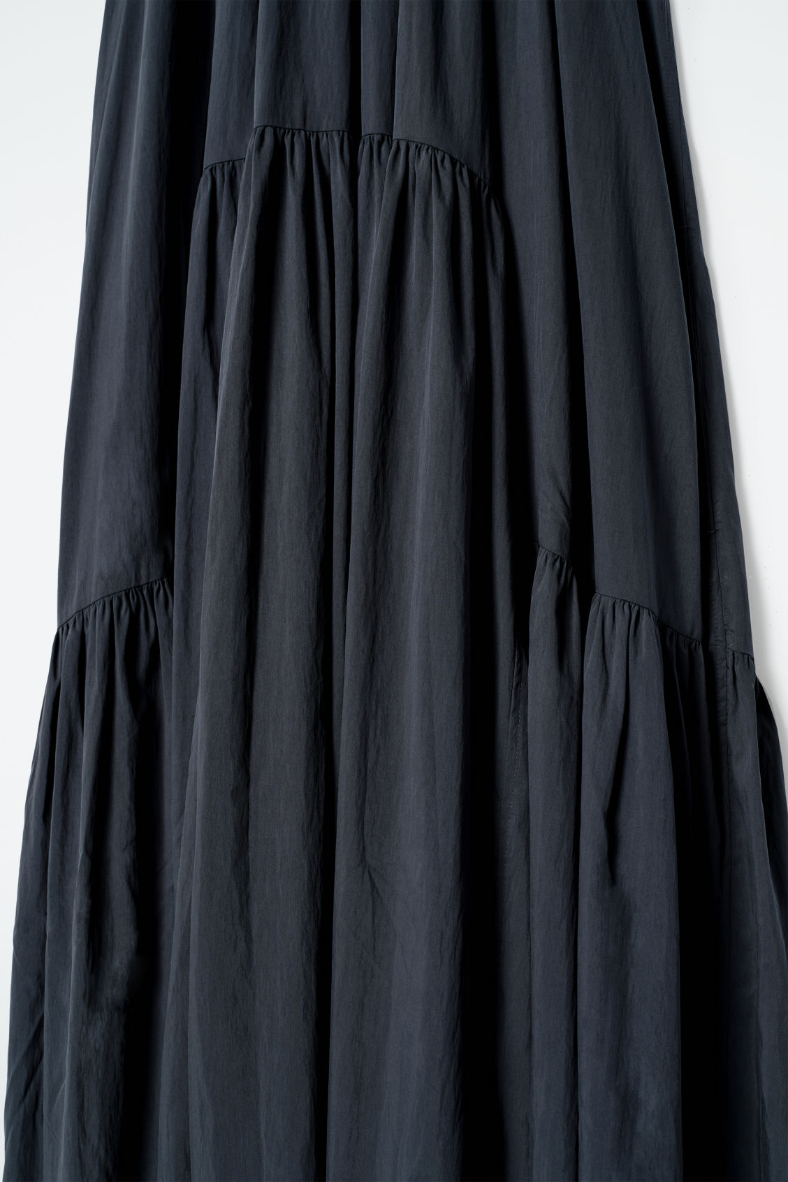 Gathered halterneck maxi dress