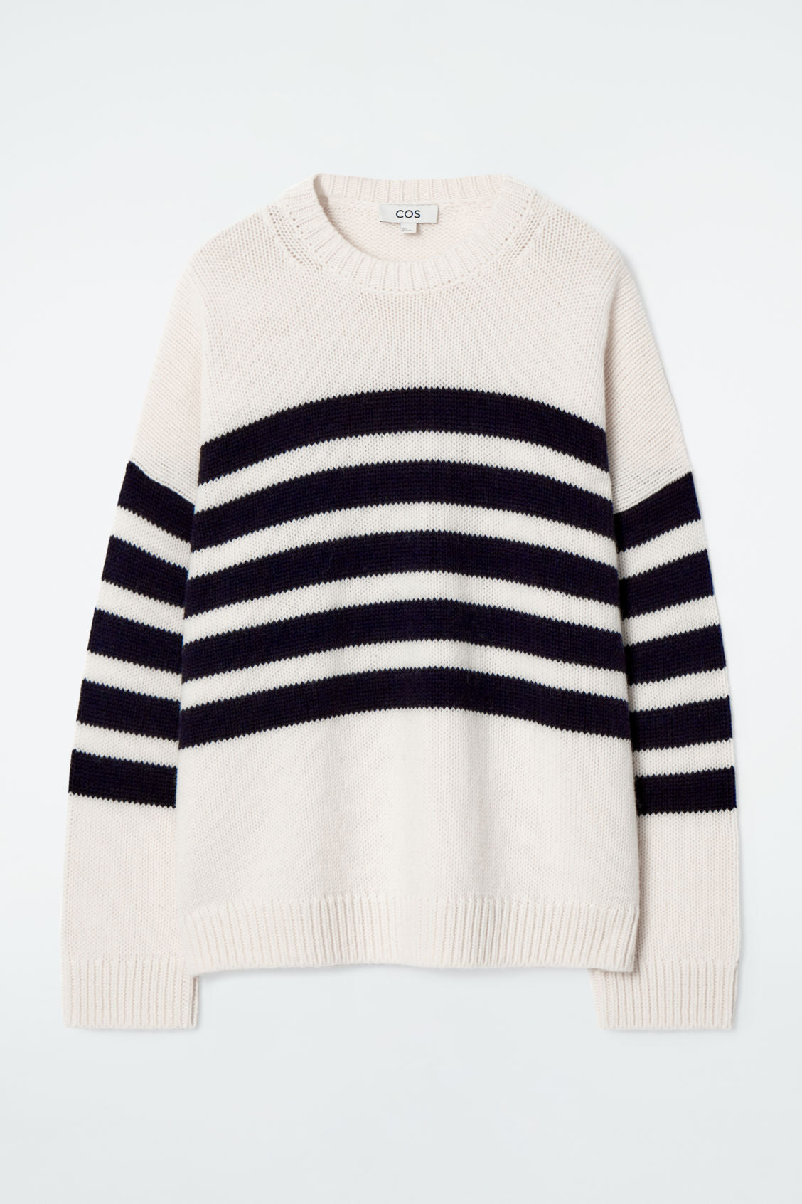 Striped merino wool jumper