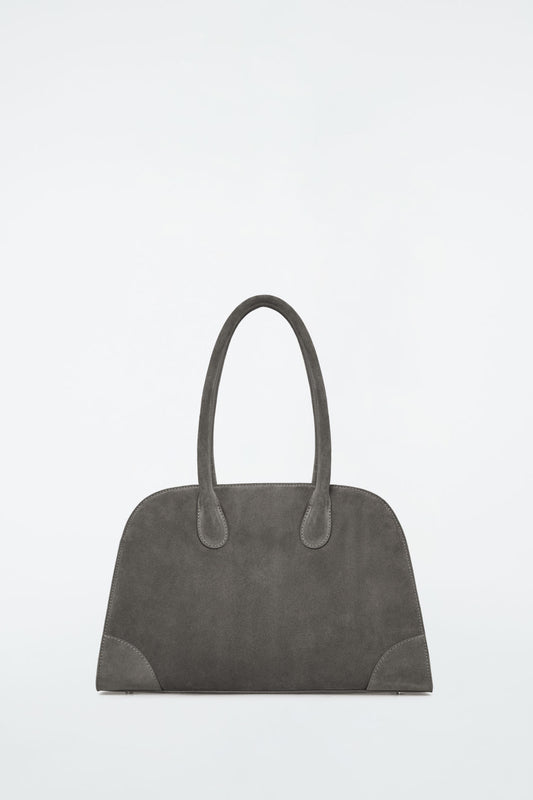 Small Suede Studio Bowling Bag