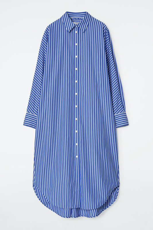 Relaxed cotton shirt dress